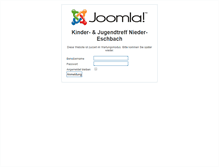 Tablet Screenshot of kuj-eschbach.junetz.de