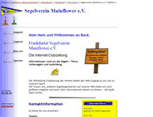 Tablet Screenshot of mainflower.junetz.de